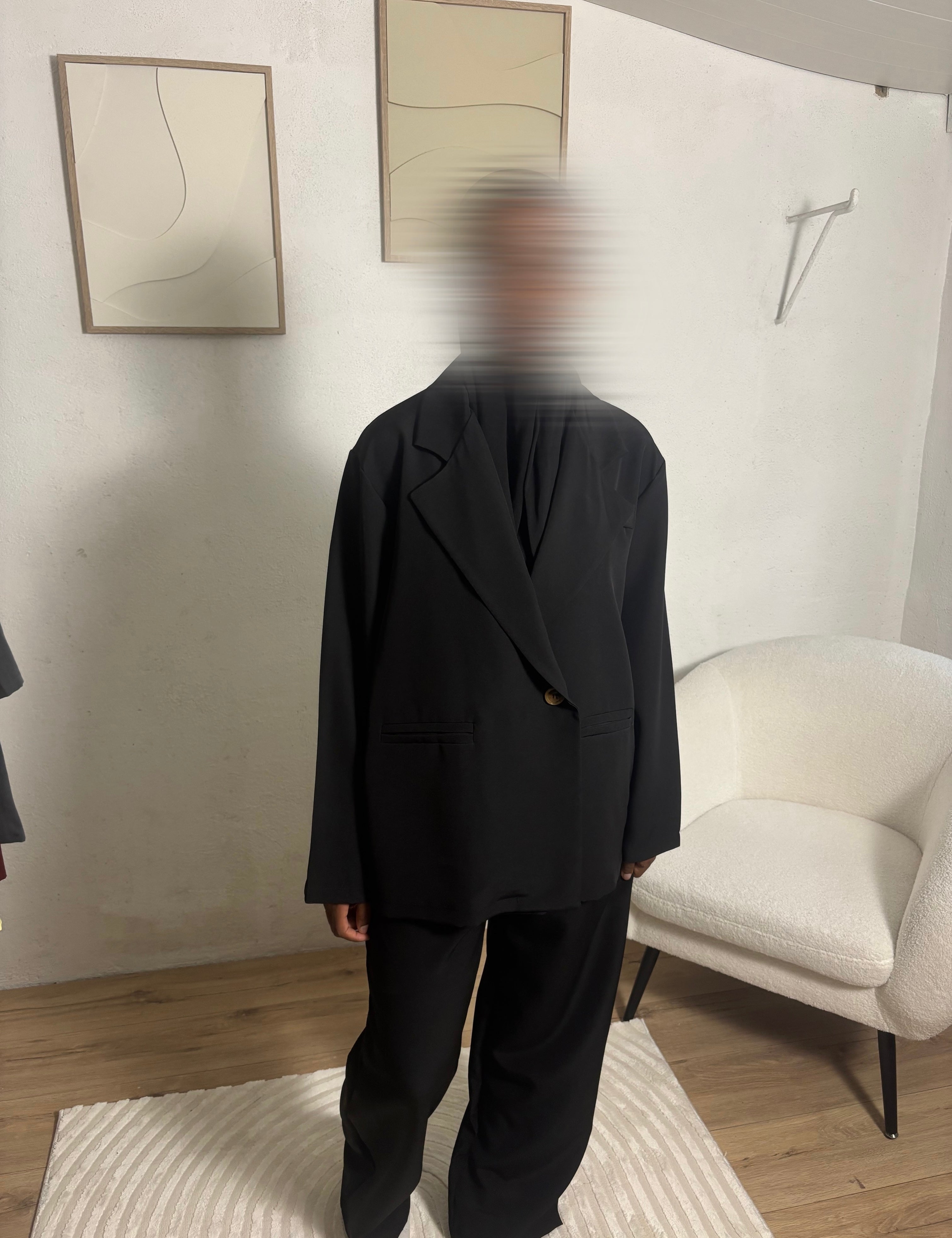 Ensemble blazer noir