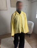 Chemise rayée jaune