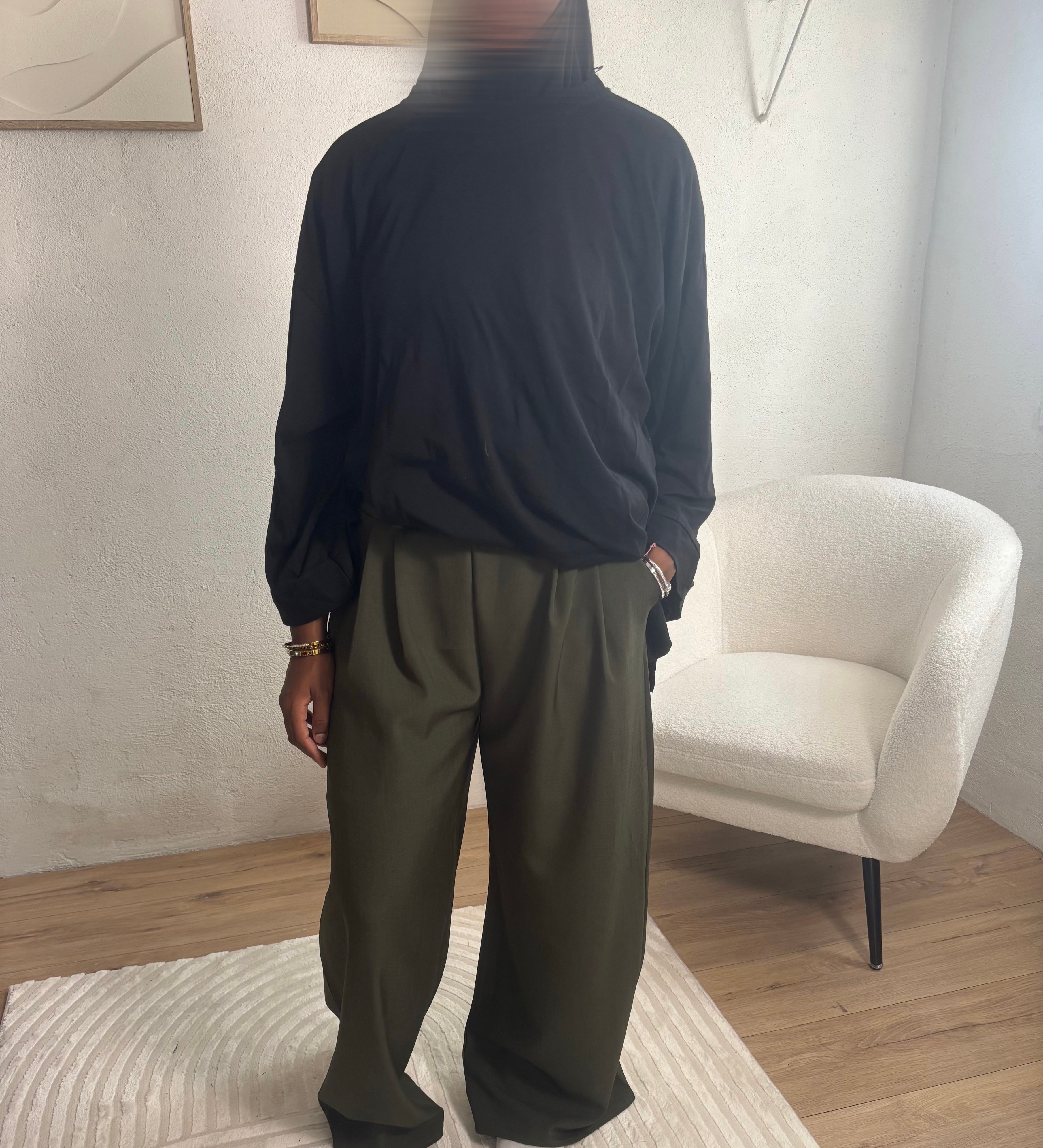 Pantalon vert kaki