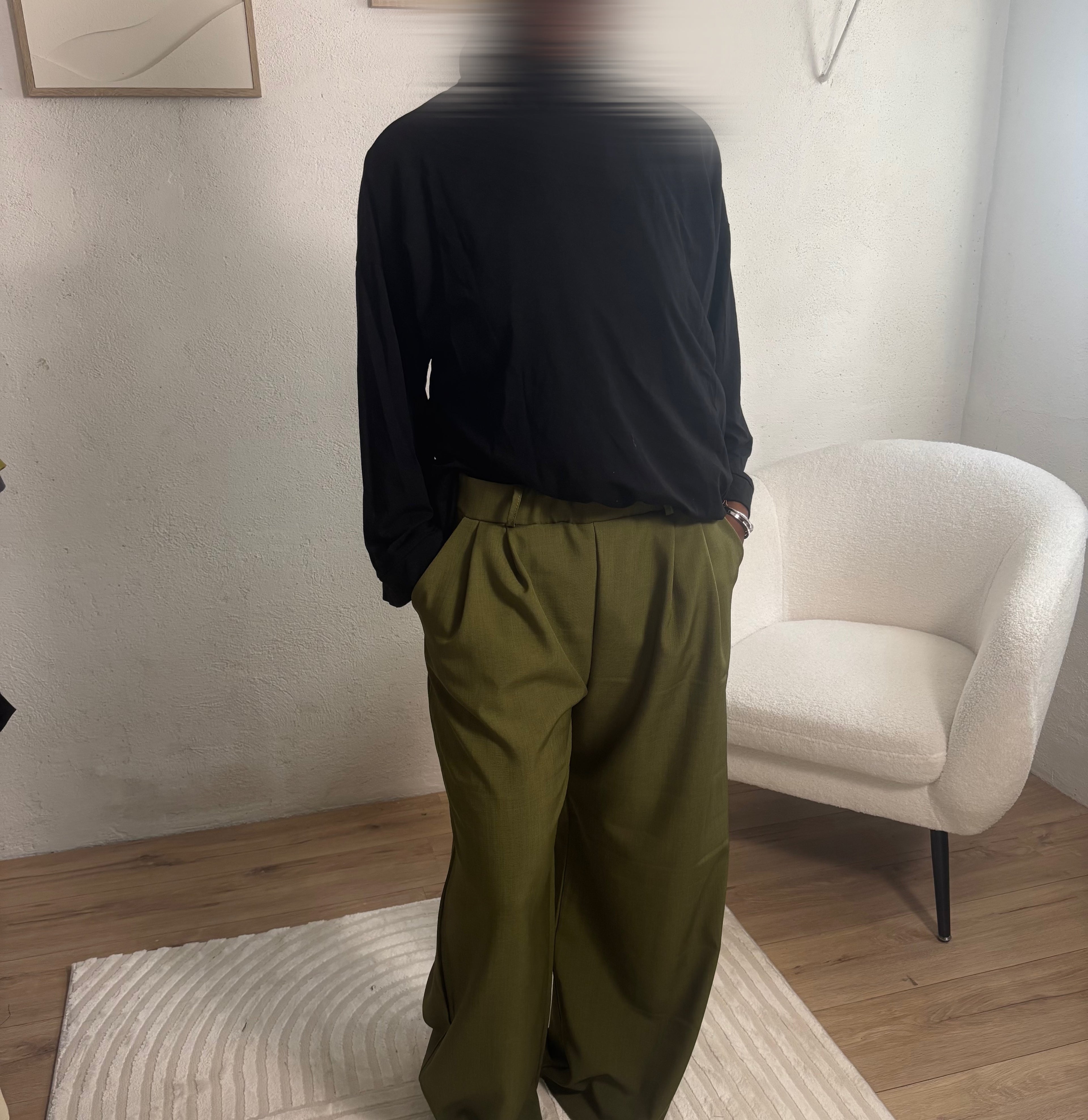 Pantalon vert olive